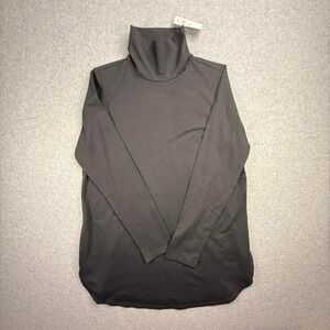 J. Jill Turtleneck Tunic Women XSP Black NWT Supima Cotton Modal Stretch Long